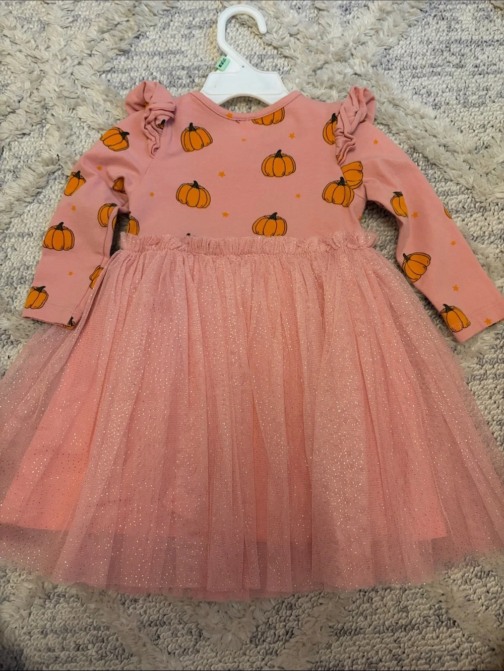 Koala Kids Pink Pumpkin Tutu Dress